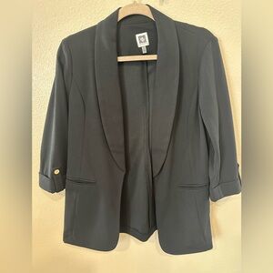 Anne Klein Black Blazer with Gold Accents